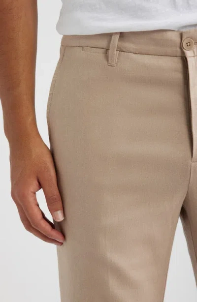 Bugatchi Aerolinen Linen Blend Chinos In Neutral