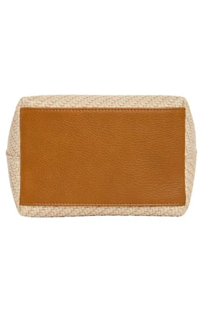 Liffner Sprout Micro Raffia Tote In Animal Print