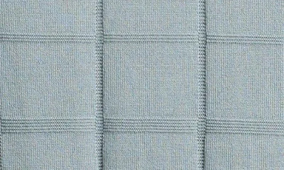 Bugatchi Textured Grid Polo Sweater In Blue