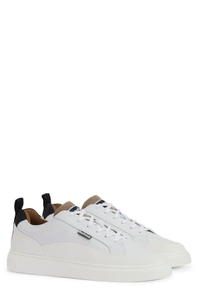 Barbour Stannington Trainer Sneaker In White