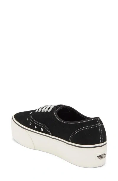 Vans Aunthetic Stackform Sneaker In Black