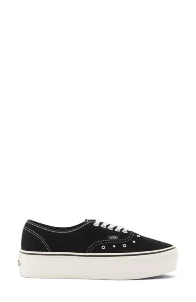 Vans Aunthetic Stackform Sneaker In Black