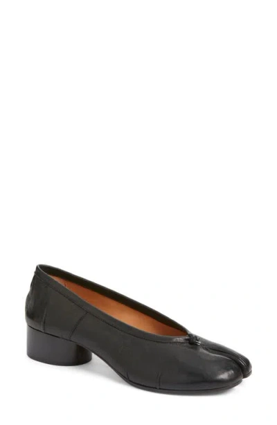 Maison Margiela Women Black Anatomic Ballet Flats, 5.5 Luxury Loafers & Drivers For Women Darveys In Multi
