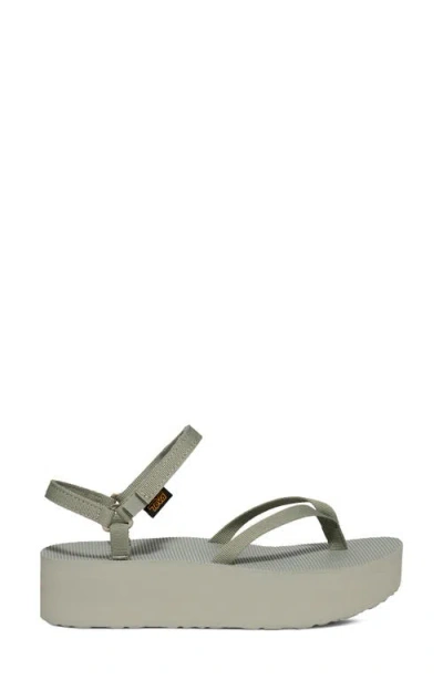Teva Flatform Slim Platform Sandal In Green