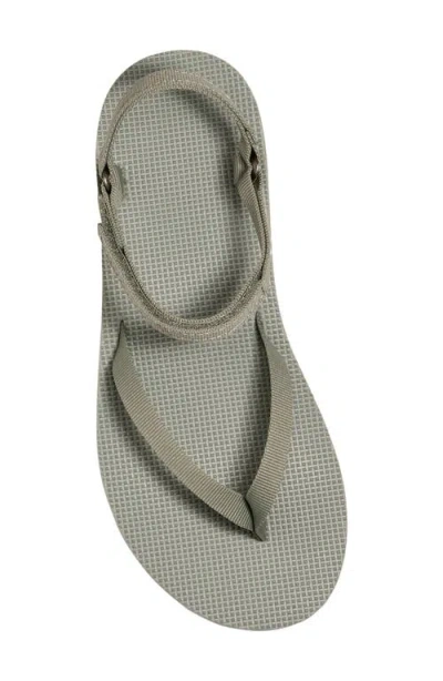 Teva Flatform Slim Platform Sandal In Green