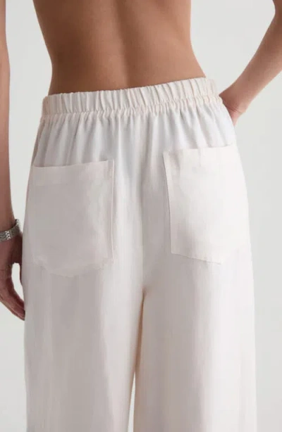 Ag Century Drawstring Pants In White