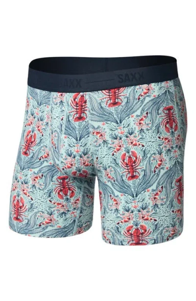 Saxx Smooth Luxe Micro Modal Boxer Briefs In Multi