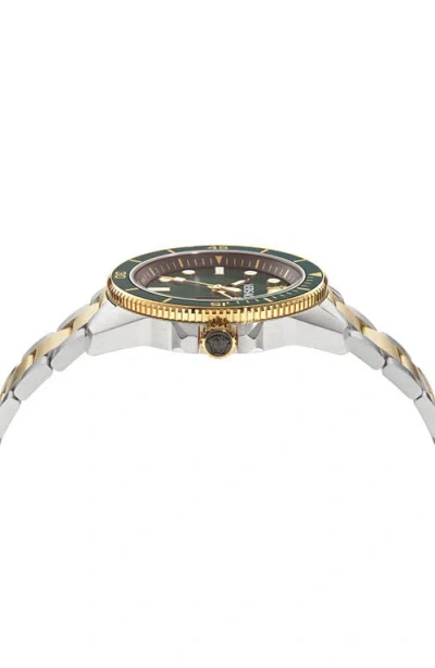 Versace Greca Force 42mm Watch In Gold