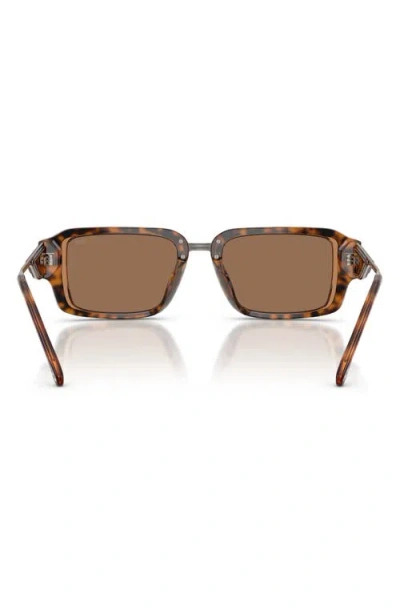 Diesel ® 52mm Rectangular Sunglasses In Brown