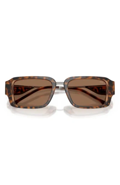 Diesel ® 52mm Rectangular Sunglasses In Brown