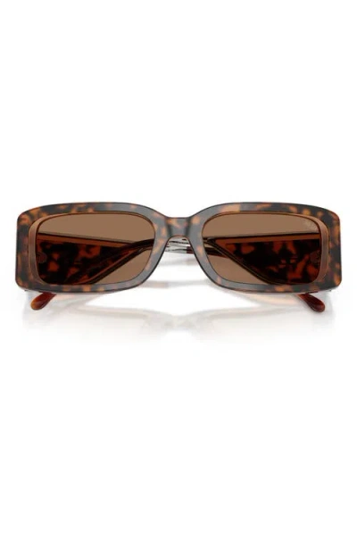 Diesel ® 53mm Rectangular Sunglasses In Brown