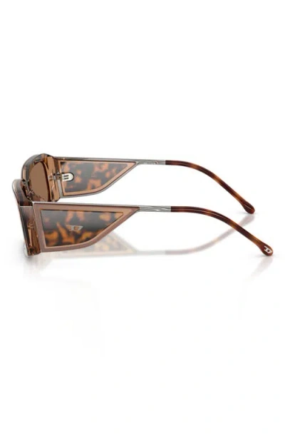 Diesel ® 53mm Rectangular Sunglasses In Brown