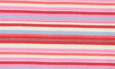 Marine Layer Lexi Stripe Rib T-shirt In Multi