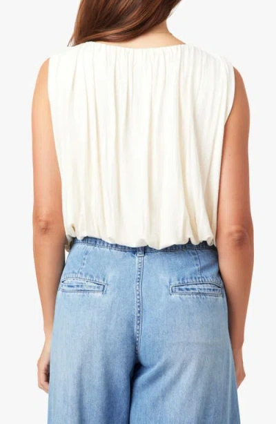 Habitual Knit Bubble Top In Multi