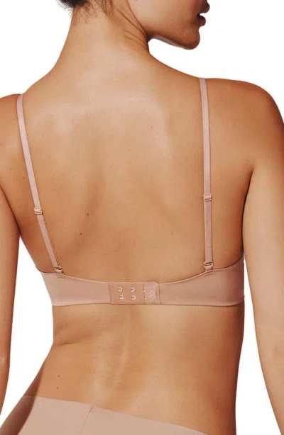 Thirdlove Zero Edge Plunge Underwire Bra In Brown