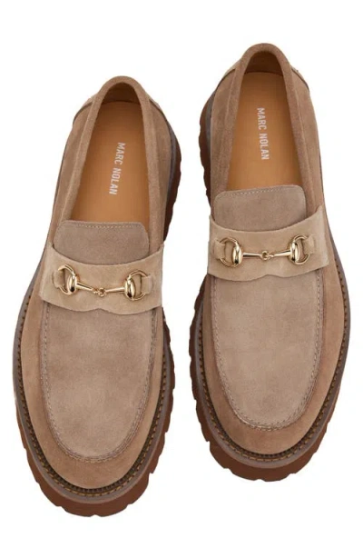 Marc Nolan Blake Bit Loafer In Brown