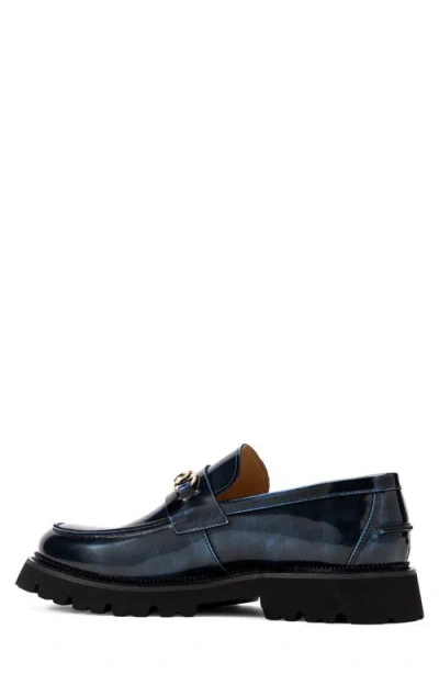 Marc Nolan Blake Bit Loafer In Blue