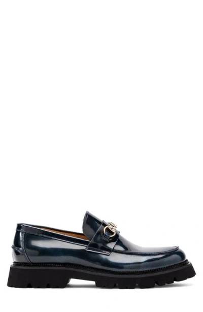 Marc Nolan Blake Bit Loafer In Blue