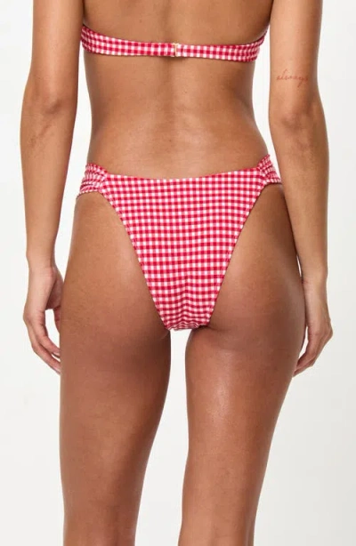 L*space Lspace Dolce Bitsy Bikini Bottoms In Red