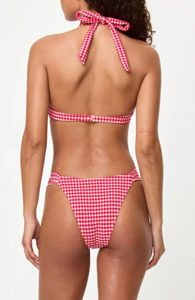 L*space Lspace Dolce Bitsy Bikini Bottoms In Red