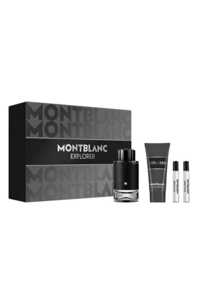Montblanc Explorer Eau De Parfum Gift Set In Transparent
