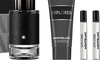 Montblanc Explorer Eau De Parfum Gift Set In Transparent