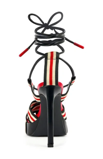 Azalea Wang Abilene Platform Sandal In Multi