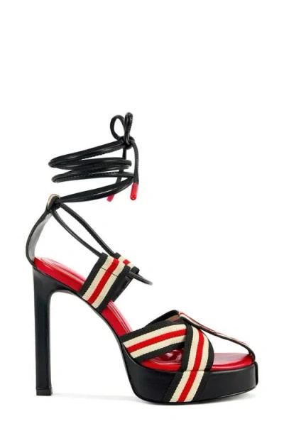 Azalea Wang Abilene Platform Sandal In Multi