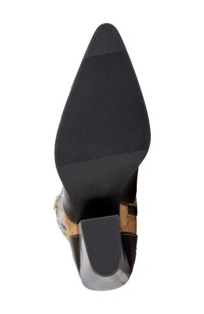 Azalea Wang Flutter Knee High Western Boot In Multi