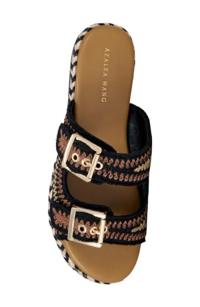 Azalea Wang Pacorro Slide Sandal In Multi
