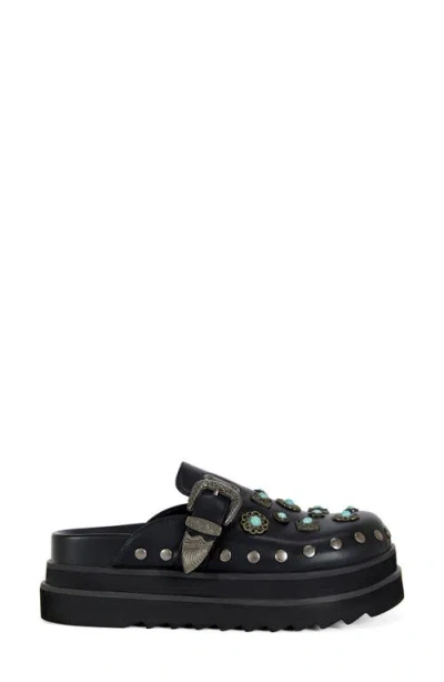 Azalea Wang Mavis Platform Clog In Black