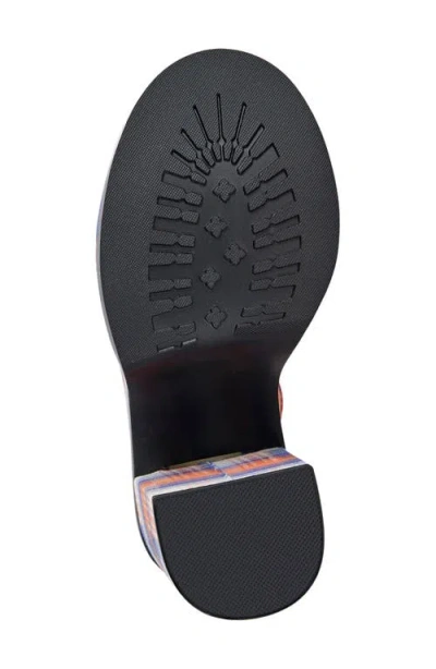 Azalea Wang Jaetyn Platform Sandal In Multi