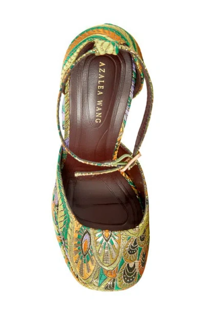 Azalea Wang Zipphora Platform Pump In Green