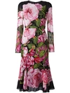DOLCE & GABBANA rose print dress,F62P9TGDC9011835123