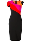 MUGLER colour block pencil dress,干洗