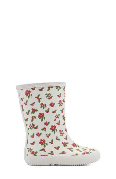Hunter Kids' First Classic Rain Boot In White