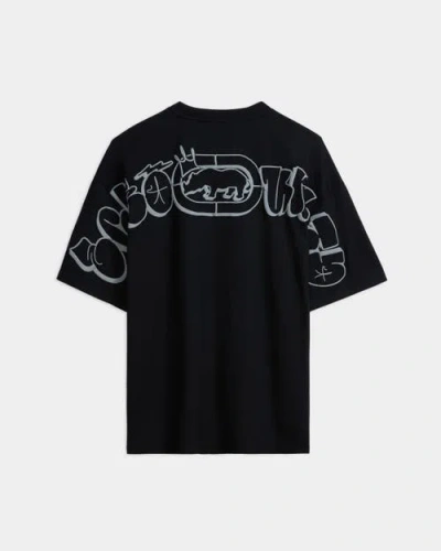 Ecko Double Loader Knit Tee In Black