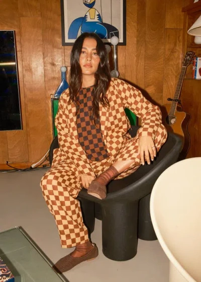 Ace & Jig Ryan Wraparound Fitted Robe Jacket In Multi