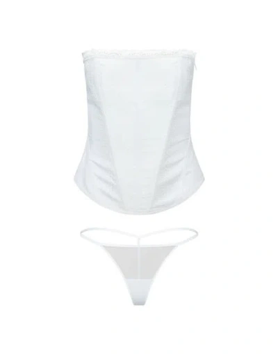 Adore Me Willla Unlined Strapless Corset In White