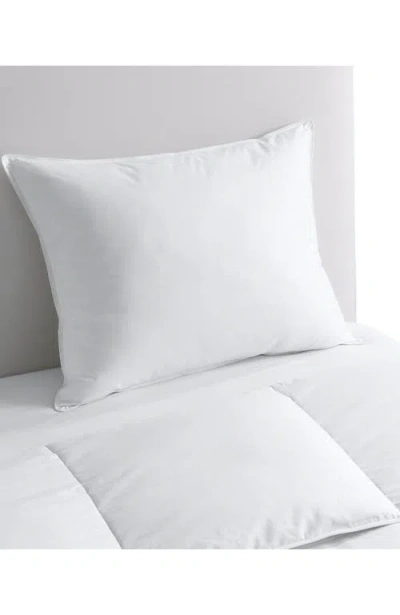 Lands' End Essential Pureloft Medium Bed Pillow In White
