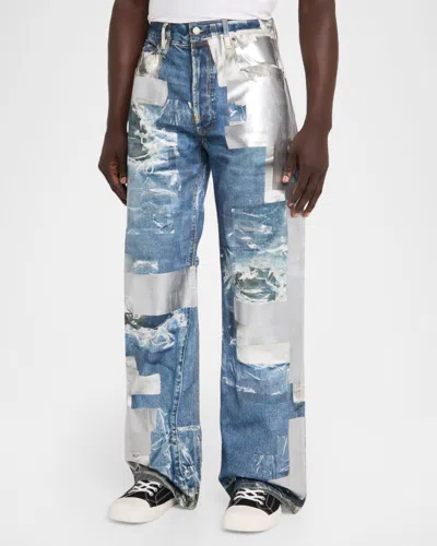 Acne Studios Multi-pocket Casual Pants In Blue