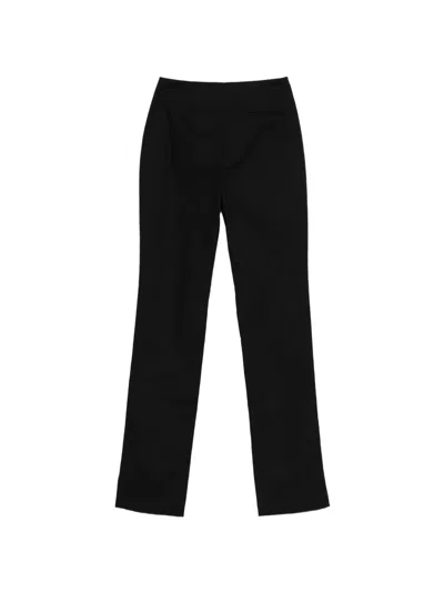Vivetta Flat-front Trousers In Black