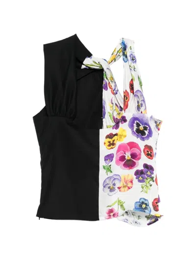 Vivetta Flora-print Top In Multi