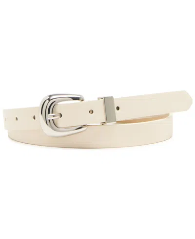 Steve Madden Women's Roller, Double Square Buckle Python 3-pc Textured Belt In Multi