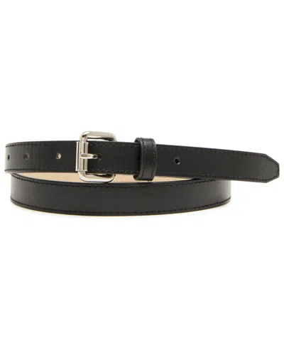 Steve Madden Women's Roller, Double Square Buckle Python 3-pc Textured Belt In Multi