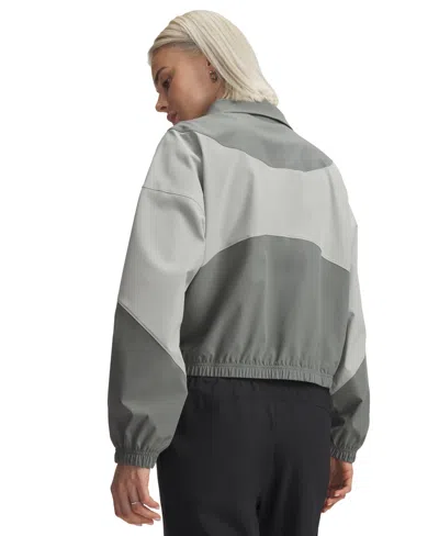Under Armour Rival Woven Jacket In Gray