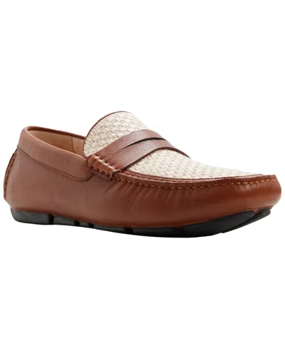 Brooks Brothers Leather Driving Moccasins Shoes In Brown
