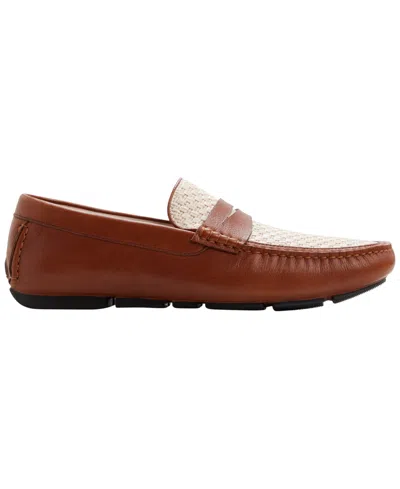 Brooks Brothers Leather Driving Moccasins Shoes In Brown