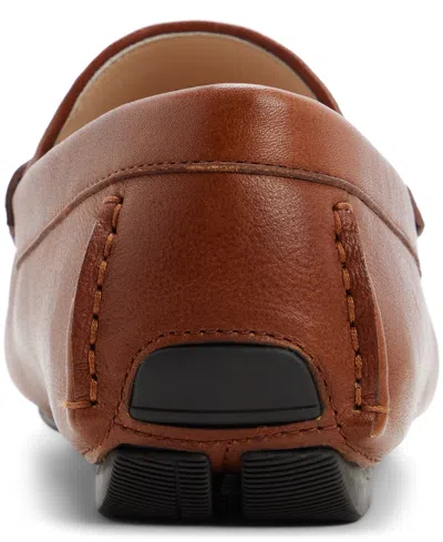 Brooks Brothers Leather Driving Moccasins Shoes In Brown