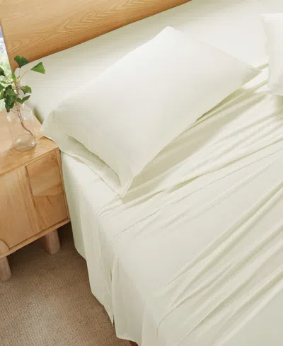 Frye 300-thread Count Rayon From Bamboo 4-pc. Sheet Set, King In White